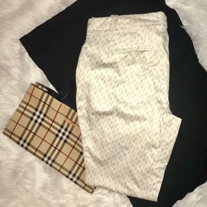 Calvin Klein Long White & Beige Tall Pants